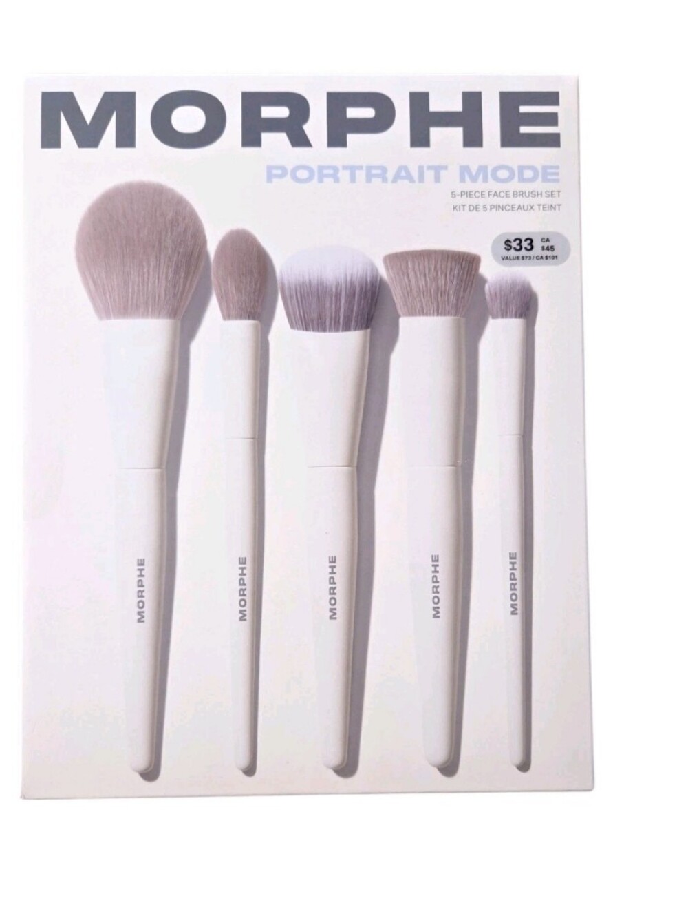 NEW Morphe Portrait Mode 5-Piece Face Vegan Brush Set, NEW IN UNOPENED BOX - Picture 4 of 5